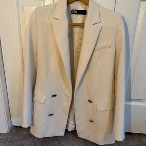 Zara Cream Blazer Women’s Small